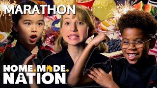 KID CHEFS COOKING CREATIONS GO UP IN FLAMES *Marathon* | Man vs. Child | Home.Made.Nation