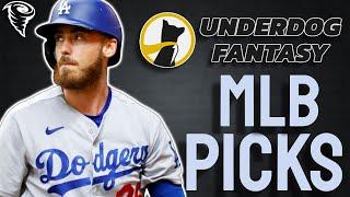 UNDERDOG FANTASY PICKS TODAY | MLB UNDERDOG | MONDAY MLB PICKS