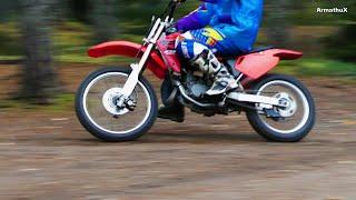 Honda CR85cc 2-Stroke - Sweet Sideways Ripping (Raw Sound)