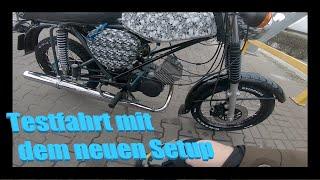 Simson S50 / S51 // Testfahrt mit dem neuen Setup! // Motovlog #12 // ZweeTakter//