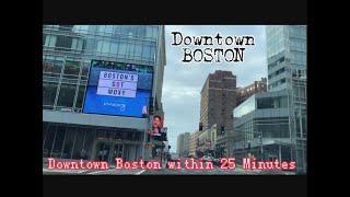 Driving Downtown Boston I Namaste Travel l Episode 2 l Exploring Downtown Boston