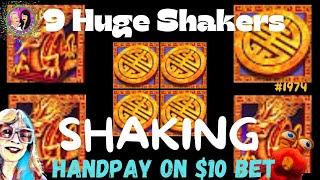 OMG!! 9 HUGE SHAKERS + HANDPAY w Pk /Friends /DIFFERENT DAYS #triplefortunedragonrising #jackpots