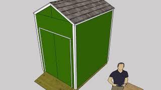 Small 6x8 Storage Shed