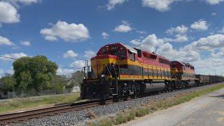 KCS 2827 GP40-3 w/ Awesome RS3L & 2800 GP40-3 Lead Realitos Local!