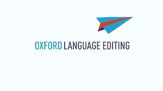 English language editing from Oxford Language Editing, part of Oxford University Press