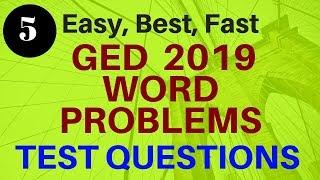 GED Word Problems 2019 - Solve your Word Problem Fear in 15 minutes