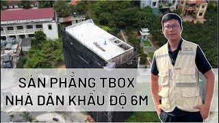 THI CÔNG SÀN HỘP NHỰA NHÀ DÂN KHẨU ĐỘ 6M - SÀN PHẲNG KHÔNG DẦM SÀN RỖNG SÀN NHẸ VƯỢT NHỊP