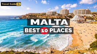 10 Best Places to Visit in Malta - Travel Video 2023