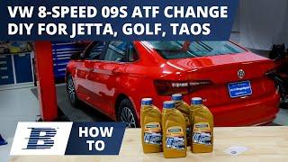 How to Change VW Taos Golf Jetta Transmission Fluid (2019-2024 09S 8-Speed)