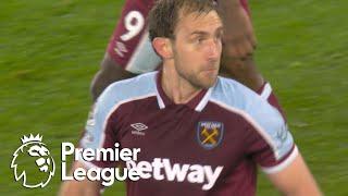 Craig Dawson snatches West Ham United equalizer v. Leicester City | Premier League | NBC Sports