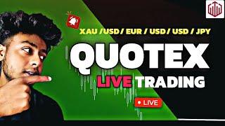 6 August Live Trading |Binary Option Trading  | Quotex Live Trading #quotex #binomo #trading #live