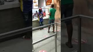 Trinidad KFC cleaner man vs Trinidad batty man