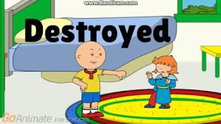 Rosie Destroys Caillou's Room and gets Grounded