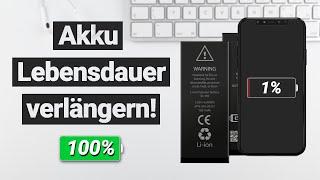 iPhone Akku schnell leer? Akku Kapazität wiederherstellen & Akkulaufzeit verlängern!