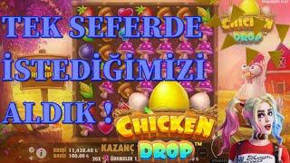 Tek seferde istediğimizi aldık | CHİCKEN DROP   @kupa kızı slot oynuyor! #casino #slot # kupakızı