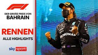 Hamilton siegt vor Verstappen! | Rennen - Highlights | Preis von Bahrain | Formel 1