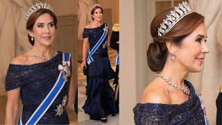 #Queen Mary of Denmark Dazzle in #Royal Jewels