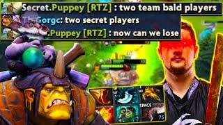 Puppey watches over my every last hit | Secret + Bald Team