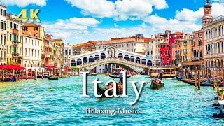 【4K】ヨーロッパ・イタリアの絶景｜ピアノのリラックス音楽と美しい大自然の景色｜Italy