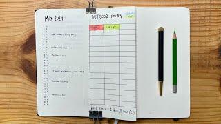 Plan with Me | May 2024 Bullet Journal | 10 Minute Setup