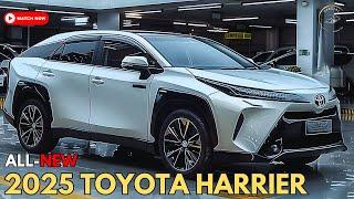 First Look! New 2025 Toyota Harrier Is Back - New Hybrid Premium SUV!