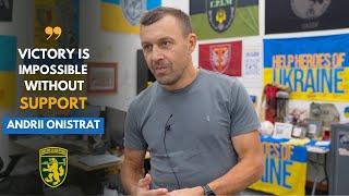 Interview with Andrii Onistrat | 68 Brigade | Chicago, Help Heroes Of Ukraine warehouse
