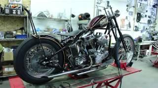 Harley Davidson Panhead Maintenance. Points+Timing+Pushrod Adjustment