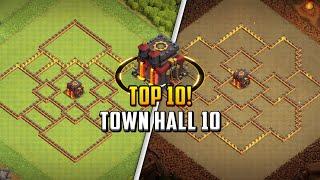 TOP 10! Town Hall 10 (TH10) Hybrid/Farming Base Layout + Copy Link 2024 | Clash of Clans