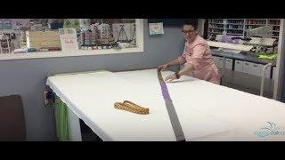 Learn how to piece your quilt backing diagonally