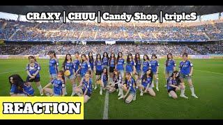 KPOP REACTION: CRAXY | CHUU | Candy Shop | tripleS