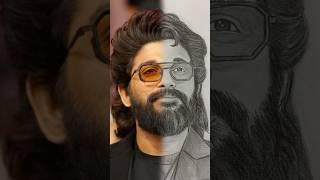Pushpa 3 The Rampage ️ Allu Arjun drawing  #shorts #pushpa3therampage #pushpa2therule #alluarjun