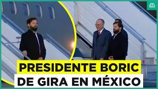 Presidente Boric aterriza en México: Asistirá a cambio de mando de Claudia Sheinbaum