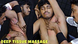 Deep Tissue Body Massage | Head Massage & Hair Cracking | Neck Cracking | Back Massage | ASMR