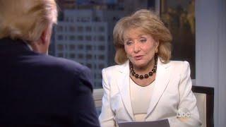 'Fearless' Barbara Walters' Final Interview Was With Donald Trump