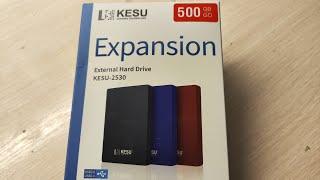 Обзор на внешний HDD KESU Expansion 500 GB с китая