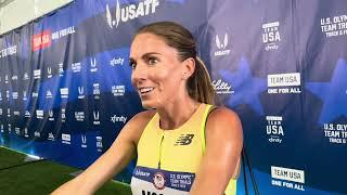 Cory McGee Wants to be a Mentor for Other Women as a Veteran of the Sport Talks after 1500m Heats