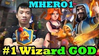 #1 Wizard GOD   Mhero1  6000+  Ladder Pushing - Clash Royale