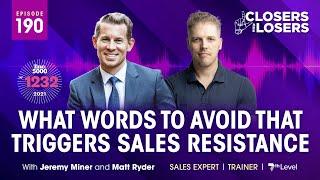 What Words to Avoid That Triggers Sales Resistance