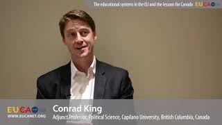 Dr. Conrad King: Higher education systems in Europe and Canada