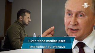 Presidente de Ucrania pide al G7 ayuda para un "escudo aéreo" contra Rusia