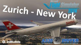 Swiss A330 | Zurich - New York JFK  Full Flight | Flight Simulator 2024 | Real A330 Pilot