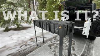 DIY STORAGE TABLE for Overlanding | Front Runner Wolf Pack Box Storage