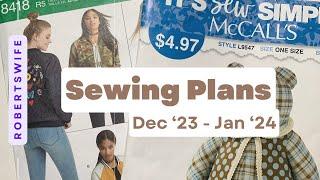 (Episode 24) Sewing Plans Dec '23 Jan '24 1