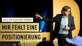 Keine Positionierung ? Kein Problem | Hermann Scherer