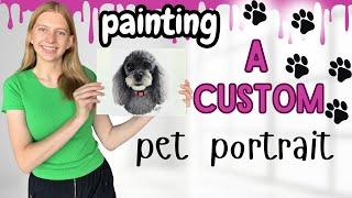 Painting Custom Pet Portraits