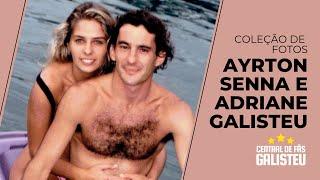 Ayrton Senna e Adriane Galisteu, 150 fotos, o namoro, a tragédia, o enterro, o livro e a superação