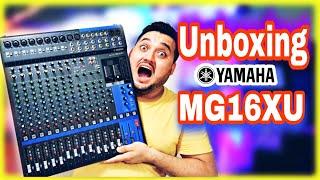 UNBOXING consola YAMAHA MG16XU  - la mejor MIXER Análoga para EVENTOS? | WILIAN