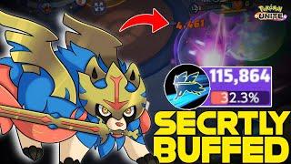 BUFFED ZACIAN LOOKS INSANELY OP IN SOLO QUEUE  | POKEMON UNITE