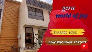 Gera World of Joy Rowhouse for Sale Kharadi 8669864632 #realestate