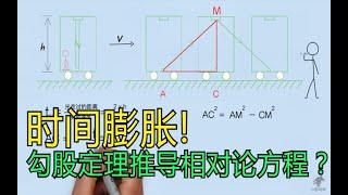 如何用简单数学推导出相对论方程?